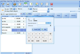 Phần mềm tính tiền quán nhậu giá rẻ tại TP. HCM