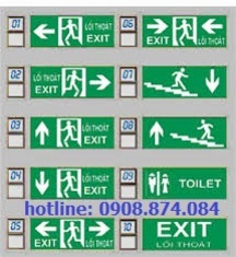 đèn exit thoát hiểm, đèn exit chỉ hướng thoát hiểm giá rẻ #@#$^