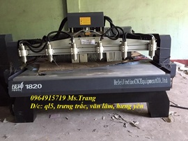 Máy cnc 1820 6 đầu, máy đục vách ngăn giá chỉ 175 triệu