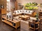 [2] Đóng ghế salon gỗ tại hcm - May mới nệm sofa gỗ hcm