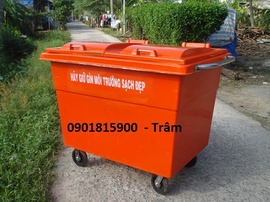 thùng rác composite 660L