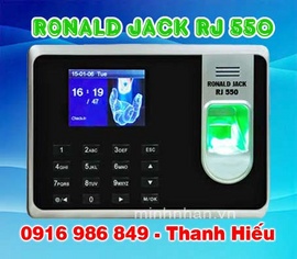 máy chấm công Ronald jack RJ-550, dùng cho văn phòng nhỏ, xí nghiệp nhỏ