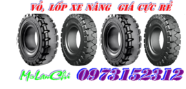 Cơn lốc giảm giá cực rẻ! Lốp, vỏ, bánh xe nâng hàng chính hãng