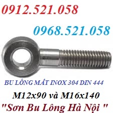 Bu lông mắt Inox 304 M12, M16 bán Hà Nội 0968.521.058 đai ốc mắt,móc cẩu