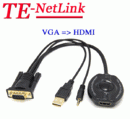 Tp. Hồ Chí Minh: VGA to HDMI 1080 te-netlink (Đen) CL1671955P6