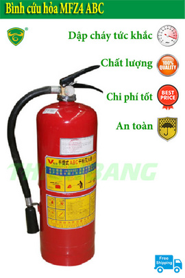 Thông tin đặc điểm sản phẩm bình ABC MFZL4 4kg tại bảo hộ Thiên Bằng