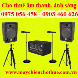 Thiết bị âm thanh nhập khẩu chất lượng tốt cho thuê giá rẻ