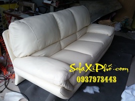 Đóng ghế sofa da bò - Sửa ghế sofa da bò cũ tại sofa xì phố