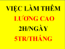 Tp. Hồ Chí Minh: Tuyển gấp nhân viên làm bán thời gian lương cao được nhận lương hàng tuần . CL1628650P3