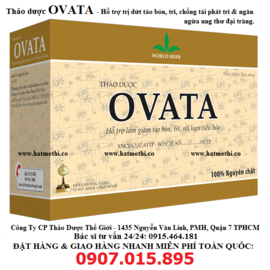 Thảo dược OVATA trị nhanh táo bón, giảm trĩ