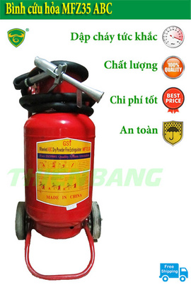 Thông tin đặc điểm sản phẩm bình cứu hỏa ABC 35kg tại bảo hộ Thiên Bằng