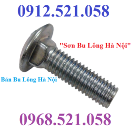 Bán ốc kệ Hà Nội 0947.521.058 bu lông đầu tròn cổ vuông thép mạ kẽm