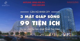 RIVER CITY 1,39 TỶ/ CĂN 2PN ngay phú mỹ hưng hỗ trợ vay ngân hàng lãi suất ưu đaĩ