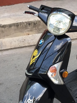 kymco LIKE 125cc, 212, 2 dĩa, dán keo, màu đen sport