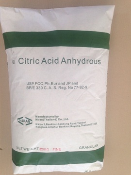 Citric Acid Anhydrous Thái Lan và Trung Quốc