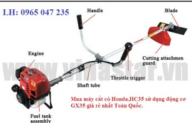 Địa chỉ bán máy cắt cỏ Honda ,HC35 hàng chất lượng