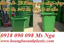 bán thùng đựng rác con thú, thùng chứa rác 120 lít, 240 lít, thùng rác y tế