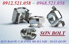 Bán đai ốc cài INOX M6 Hà Nội 0968.521.058 E cu cài, hạt Hex , Vít Hạt