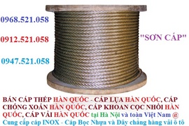 Bán cáp chống xoắn 35x7 Hà Nội 0968.521.058 cáp chống xoắn 19x7