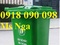 [1] thanh lý thùng rác nhựa 120 lít, 240 lít, thùng rác composite, thùng rác con thú