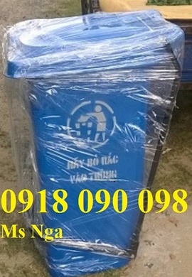 bán thùng rac nhựa 120 lít, thùng rác 120 lít, thung rac chim canh cut, thùng rác