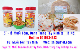 Địa chỉ Bán Muối Tôm Bánh Tráng Tây Ninh tại Hà Nội