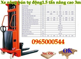 xe nâng bán tự động Noveltek