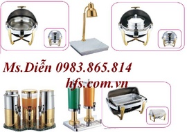 Nồi chafing dish, nồi buffet giả rẻ, nồi bufet cao cấp, dụng cụ buffet,