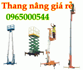 Thang nâng trục rút