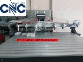 Máy cnc 6 đầu đục tranh giá rẻ