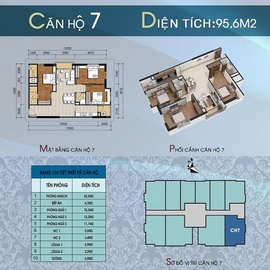 Bán 21 triệu căn góc 07 CC 304 Hồ Tùng Mậu dt 95,6m (thông thủy)