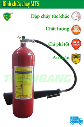 Bạn biết gì về Đặc điểm cấu tạo bình khí chữa cháy CO2 5kg