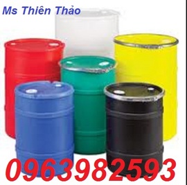 thùng phuy nắp kín, thùng phuy nhựa 220l, thùng phuy sắt, thùng phuy đự