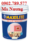 Giá sơn nước trong nhà maxilite giá rẻ