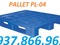 [3] pallet nhựa cũ giá rẻ, pallet nhựa 1100x1100x130mm giá rẻ