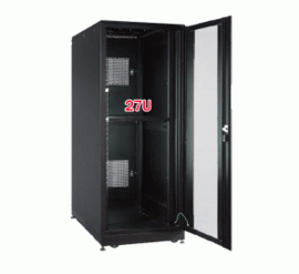 Tủ thiết bị 27U 19" COMRACK Cabinet 27U (W600 x H1300 x D800), 2 fans giá rẻ