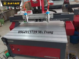 Máy CNC 1325- 2 đầu giá chỉ 120 triệu, linh kiện vật tư máy cnc chính hãng