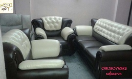 Bọc nệm ghế sofa - Bọc ghế sofa da bò ỳ tại TPHCM