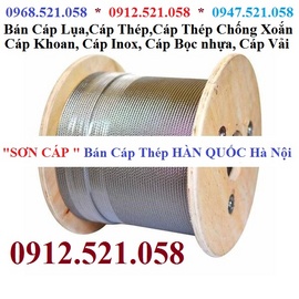 CÁP THÉP CHỊU LỰC Hà Nội )( 0913. 521. 058 – Cáp cẩu hàng, cáp thép xây dựng giá rẻ