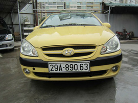 Bán xe Hyundai Getz AT 2008, màu vàng, 315 triệu