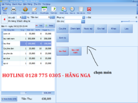 Phần mềm bán hàng tại HN cho quán cafe