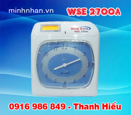 máy chấm công thẻ giấy Wise eye WSE-2700D giá rẻ nhất Minh Nhãn