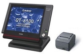 Cung cấp máy tính tiền cảm ứng CASIO QT-6100 tại Cần Thơ