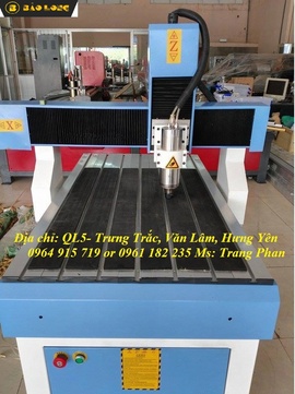 Máy đục gỗ vi tính, máy đục vách ngăn, đục tranh 3d CNC 6090- 1 đầu