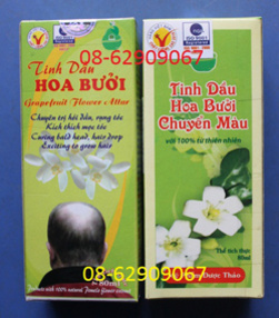 Tinh dầu Hoa Bưởi Chuyển màu--Giúp đen tóc trở lại, làm hết hói đầu- giá rẻ