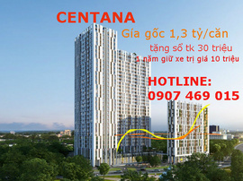 Căn hộ CC Centana, hướng sông SG, cv kiểu Safari dành cho doanh nhân chỉ với 1,3