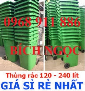 Thùng rác chất lượng, thùng rác composite giá rẻ tại quận 12, thùng đựng rác