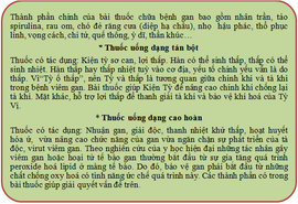 Các bài thuốc trị bệnh gan b cấp tính bằng đông y