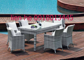 giảm giá số lượng lớn bàn ghế mây nhựa cà phê chỉ còn 190. 000