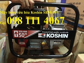 Máy bơm nước cứu hỏa nhập khẩu Nhật Bản Koshin SEM-50V giá rẻ tại kho